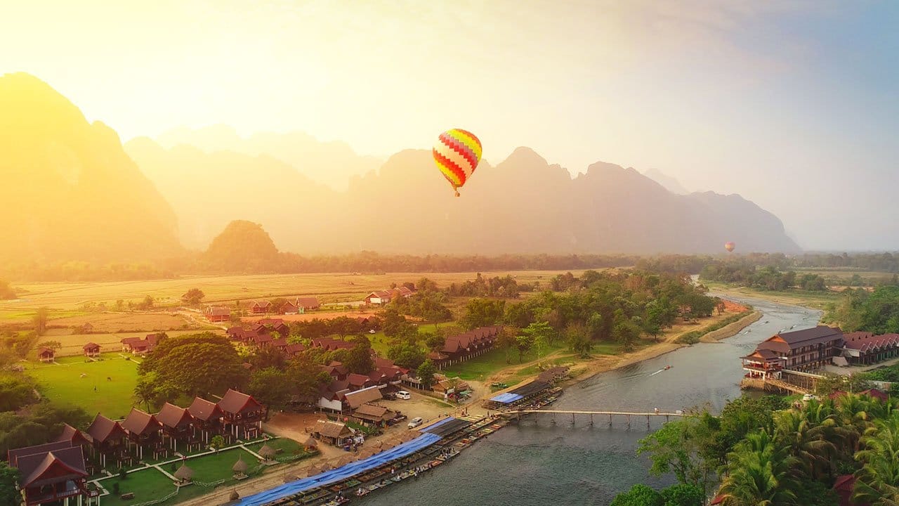 Laos from above – exclusively with Laos Travel experts